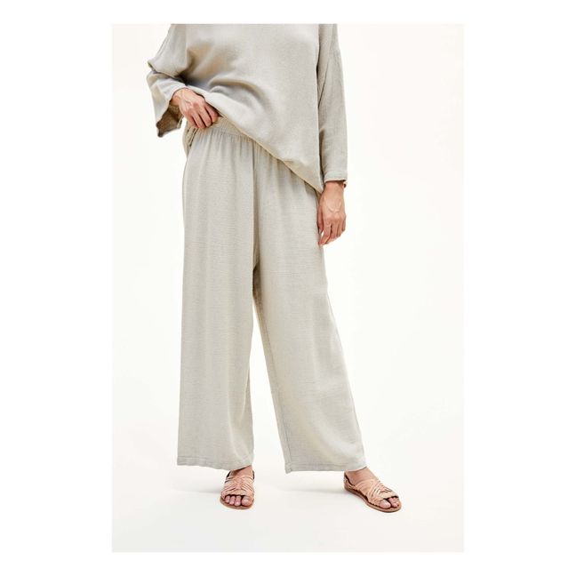 Easy Straight Cotton and Linen Pants | Naturale