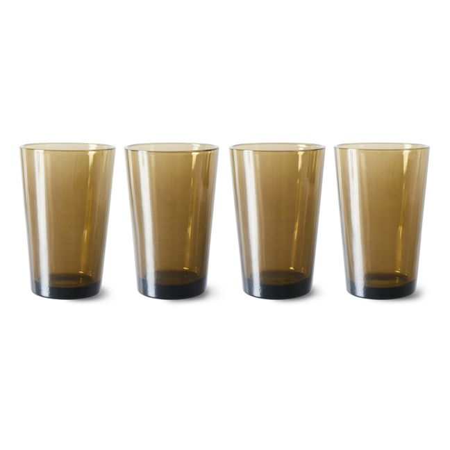 70s Cups - Set of 4 | Brown