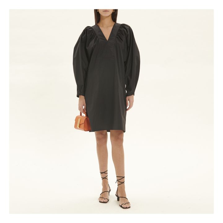 By Malene Birger Miral Organic Cotton Dress Black Smallable