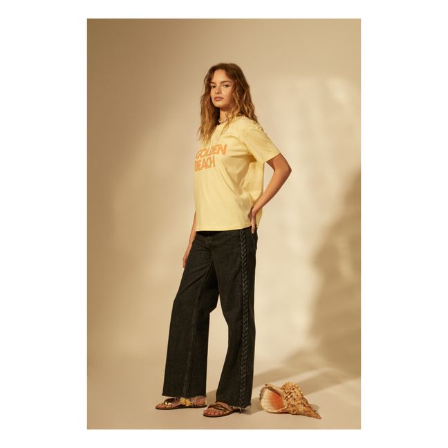 Camiseta de algodón orgánico Tolden | Amarillo