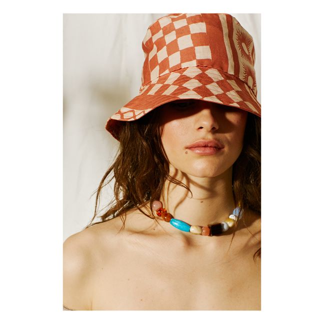 Cappello Bob, reversibile, modello: Alenza | Terracotta