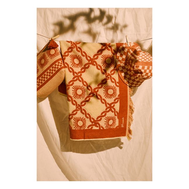 Serviette de Plage Avila | Terracotta