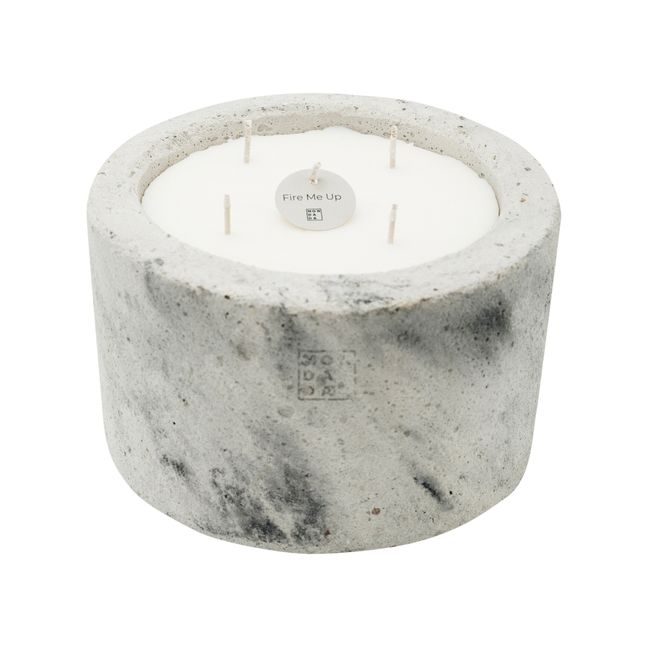 Fire me up M Scented Candle | Grey