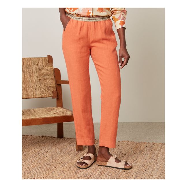 Pirouette Linen Pants | Naranja