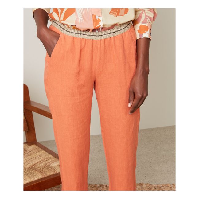 Pirouette Linen Pants | Naranja