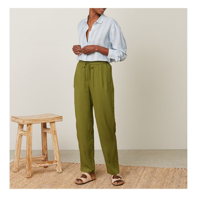 Pantalon Plex | Vert kaki