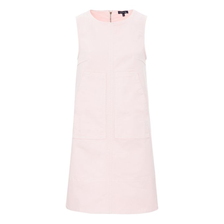Mitsouko Organic Cotton Dress | Rosa chiaro- Immagine del prodotto n°0