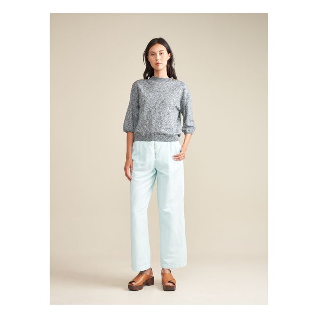 Aever Organic Cotton Sweater - Women’s Collection | Gris Jaspeado