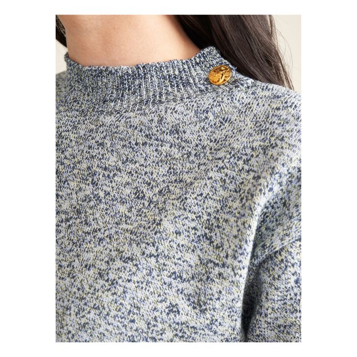 Aever Organic Cotton Sweater - Women’s Collection | Gris Jaspeado- Imagen del producto n°5