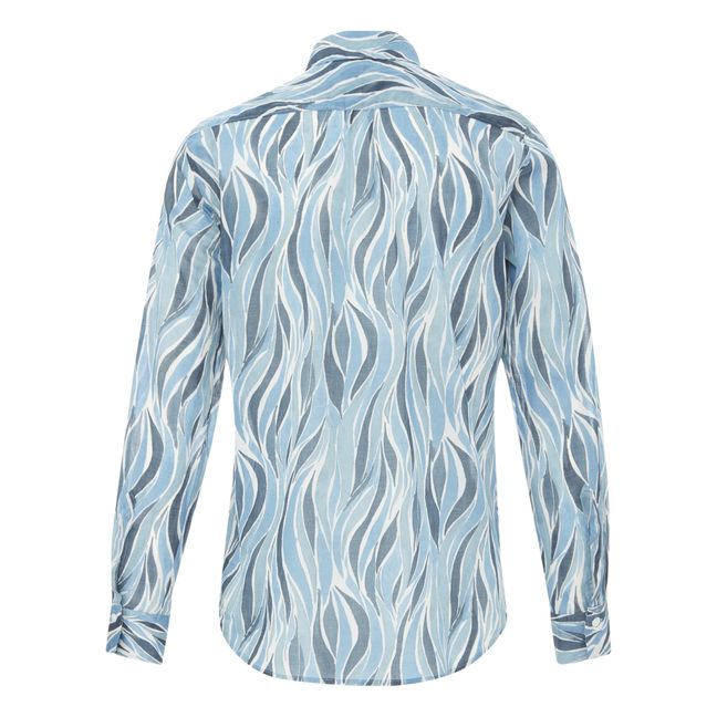 Printed Heart Shirt | Azul