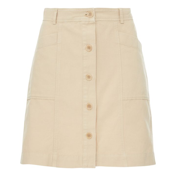 Cotton and Linen Skirt | Ginger- Immagine del prodotto n°0