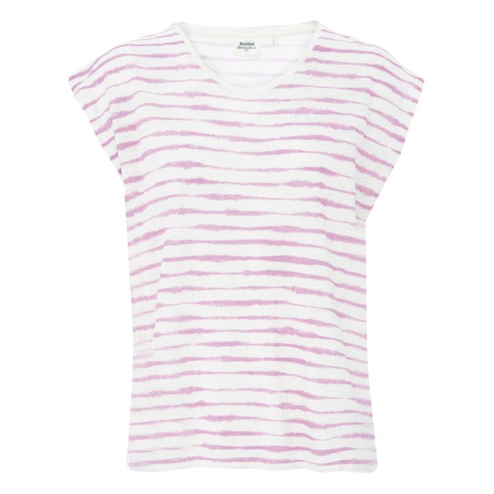 Telodia Linen T-shirt | Rosa- Imagen del producto n°0