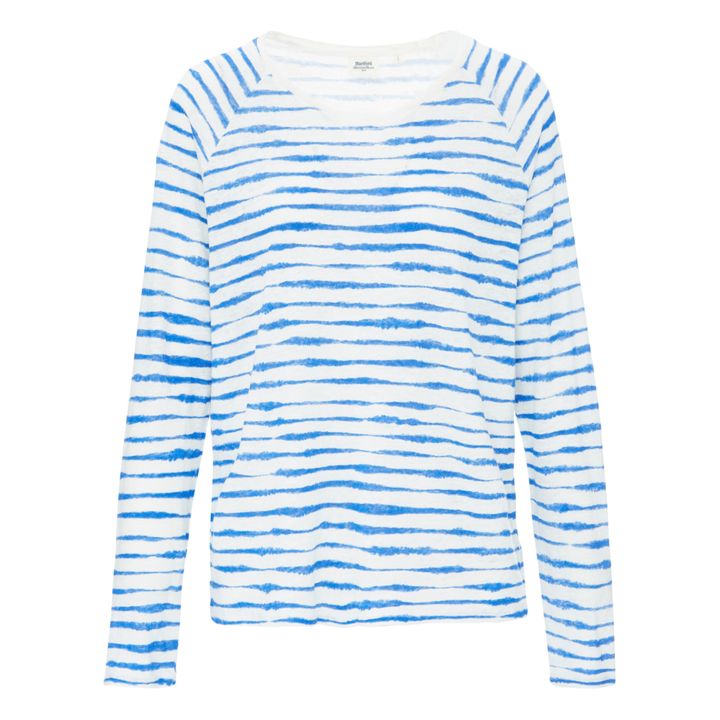 Tarina Linen T-shirt | Azul- Imagen del producto n°0
