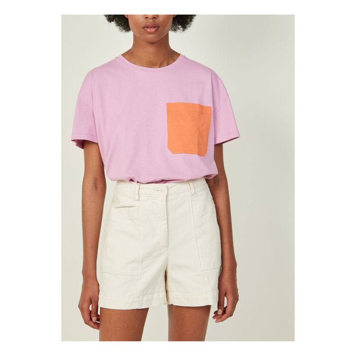 Teruko T-shirt | Rosa- Immagine del prodotto n°1
