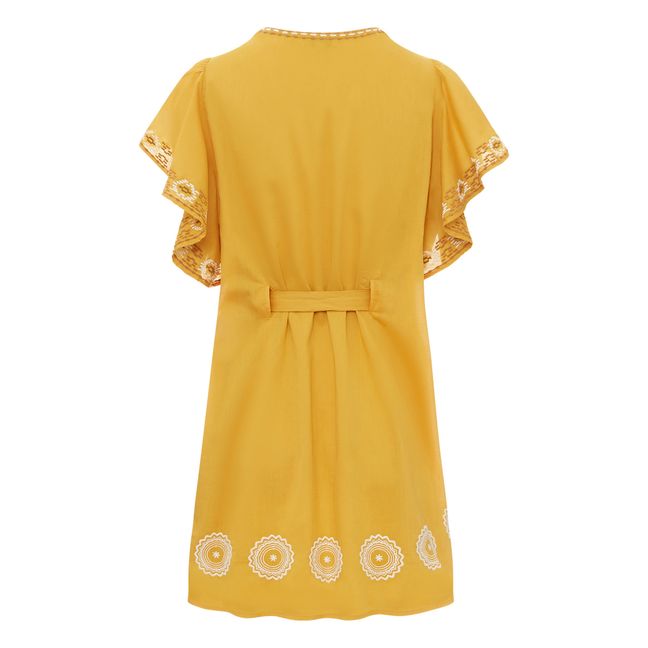 Robe Kimono Brodée | Miel