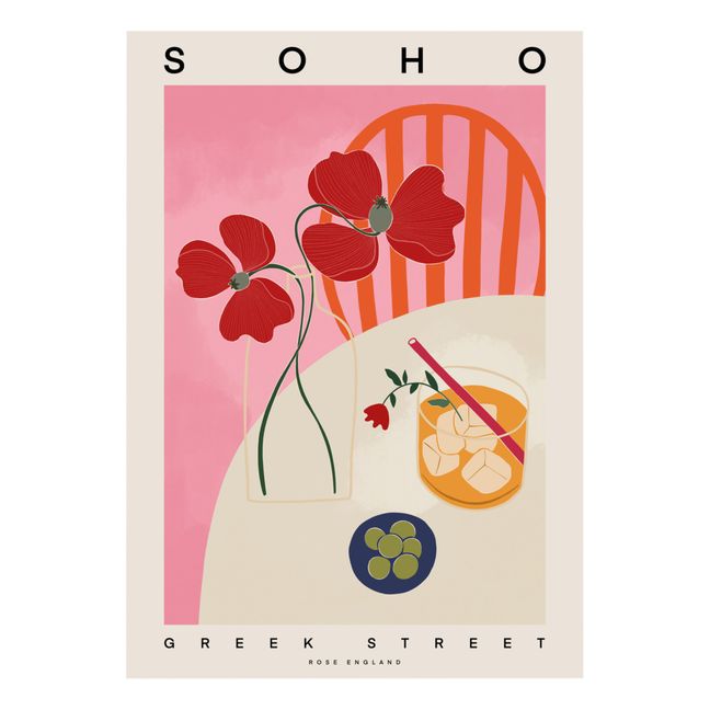 Affiche Soho | Rosa