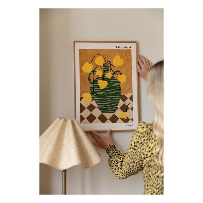 Poster White Flowers