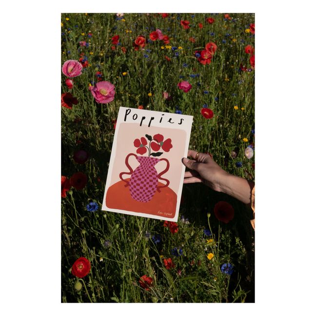 Affiche Poppies | Rosa