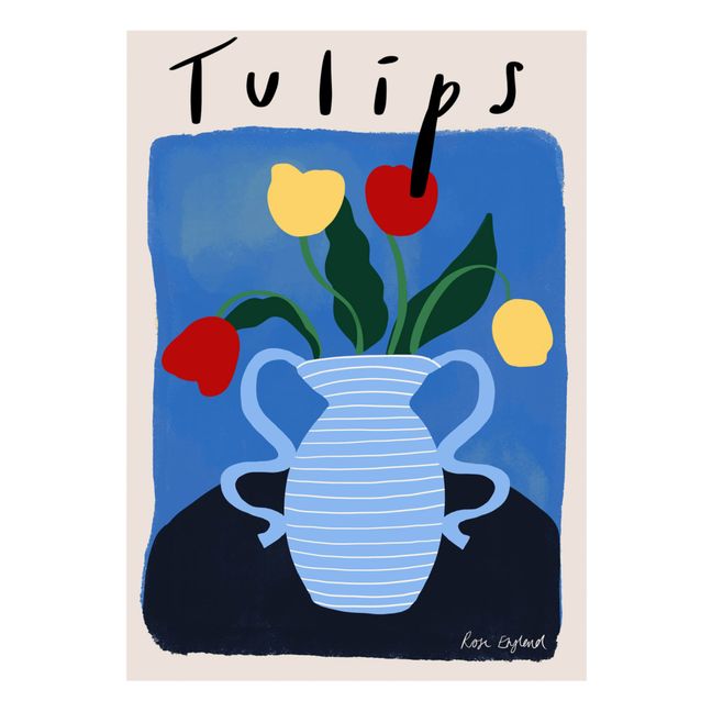 Affiche Tulips | Bleu