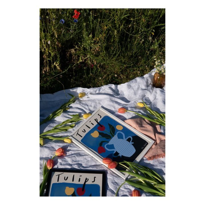 Póster Tulipanes | Azul- Imagen del producto n°1