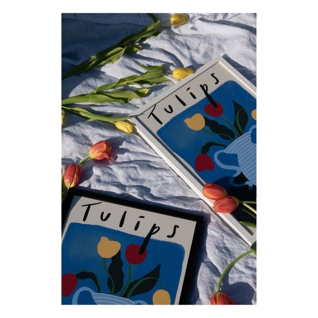 Tulips Poster | Blue