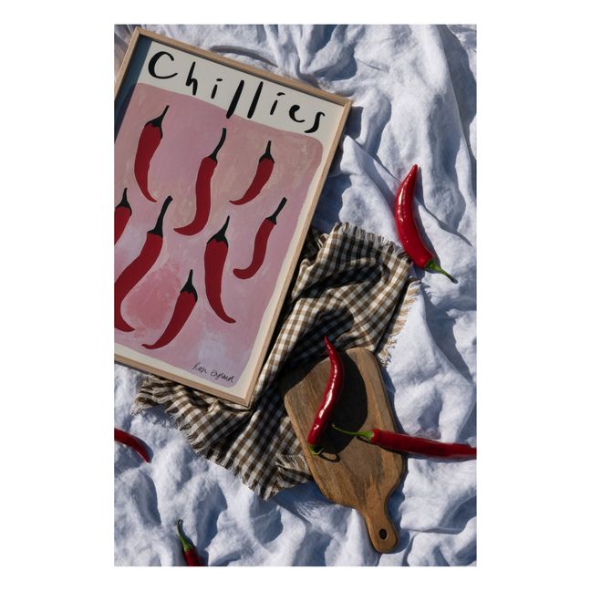 Affiche Chillies | Rose