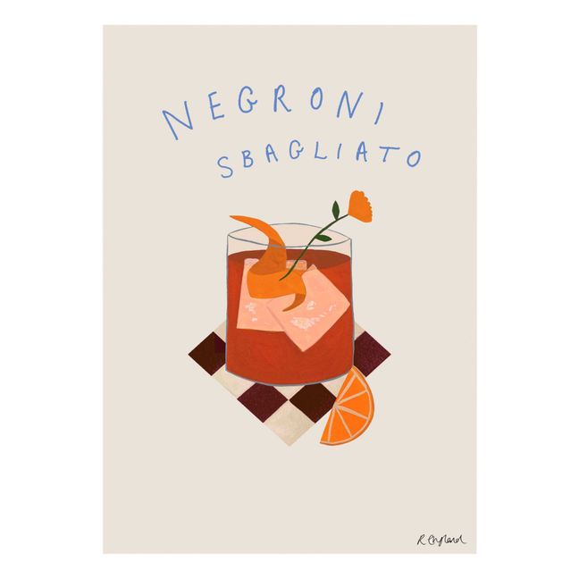 Affiche Negroni | Rosa Polvo