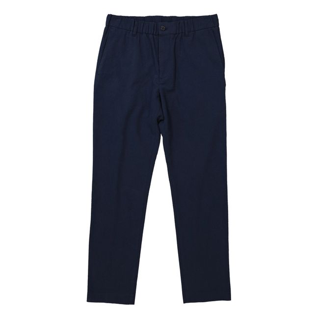 Theodor 1040 Organic Cotton Pants | Azul Marino