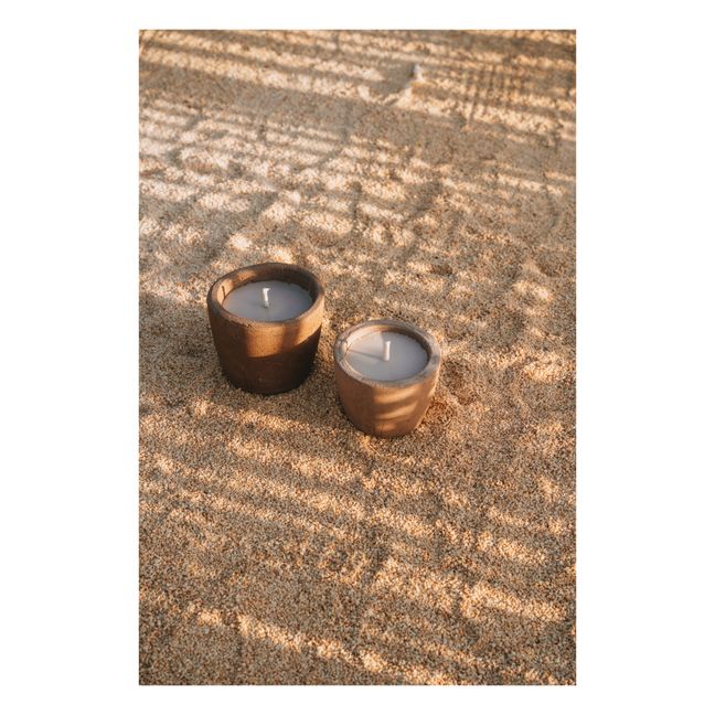 Bougie d'extérieur colorée parfum neutre - M | Chocolat