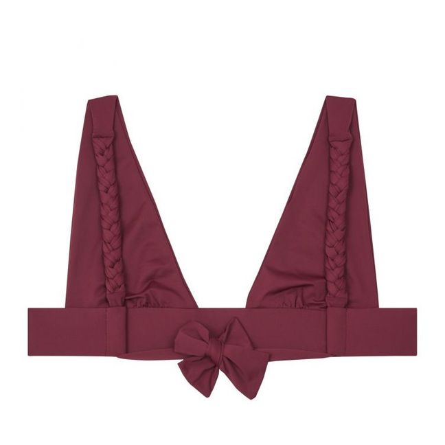 Yasmine Bikini Top | Aubergine