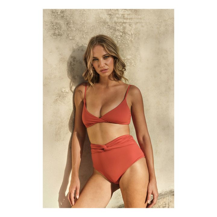 Pia Bikini Top | Rojo carmin- Imagen del producto n°1