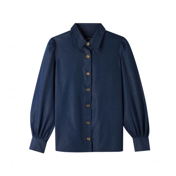 Camisa Donna | Azul índigo- Imagen del producto n°0