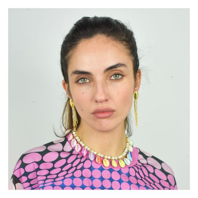 Collar de conchas Poppers | Rosa