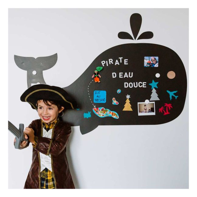 Tableau magnétique Baleine et ses aimants