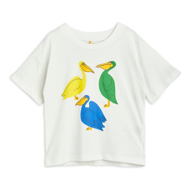 Camiseta Pelican de algodón ecológico | Blanco