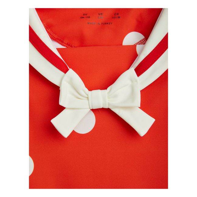 Maillot de Bain Une Pièce Sailor | Rouge