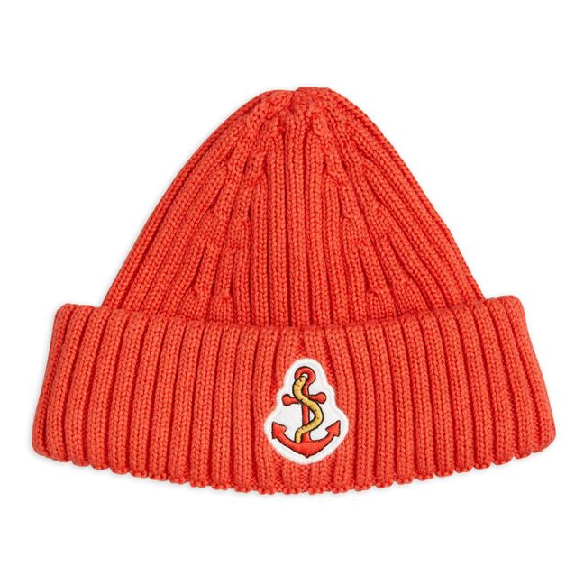 Organic Cotton Anchor Hat | Red