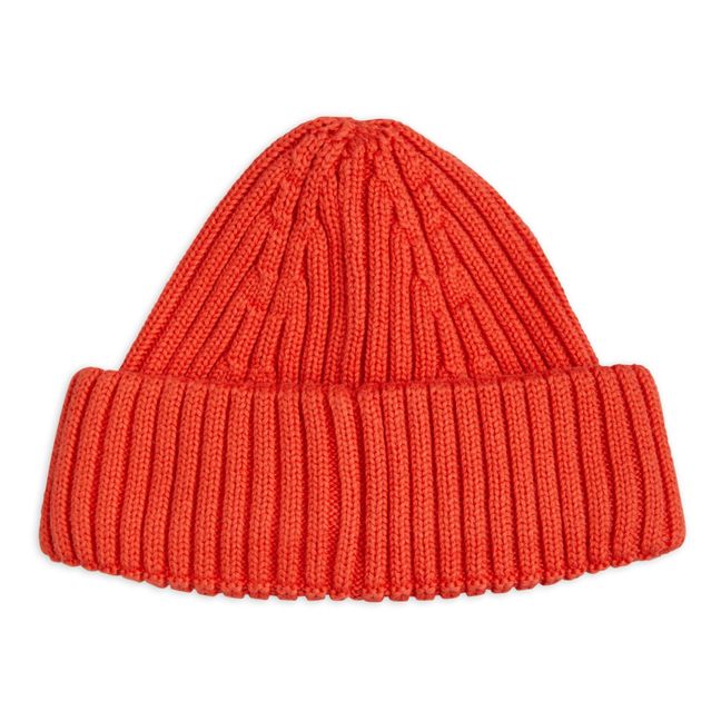 Bonnet Coton Bio Ancre | Rouge