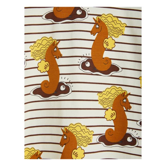 Débardeur Coton Bio Hippocampe | Marron