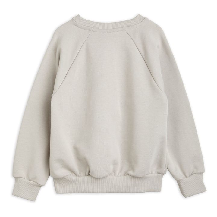 Sweatshirt aus Bio-Baumwolle Herz | Grau- Produktbild Nr. 4