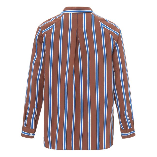 Comedy Striped Shirt | Brown