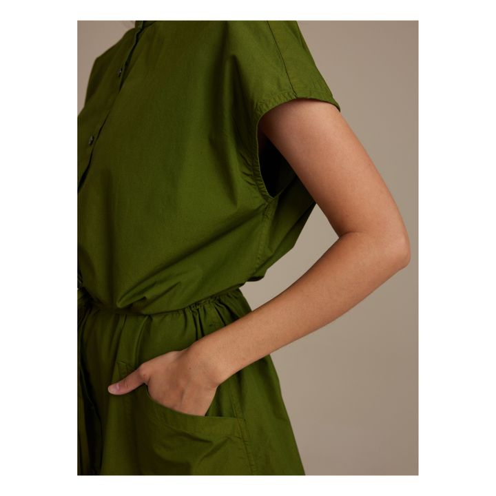 Bellerose Vestido Gaelle Colecci n Mujer Verde Kaki Smallable