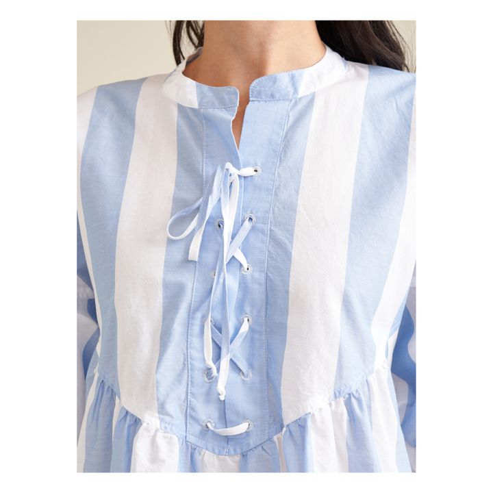 Agadir Striped Blouse - Women’s Collection | Azul- Imagen del producto n°5