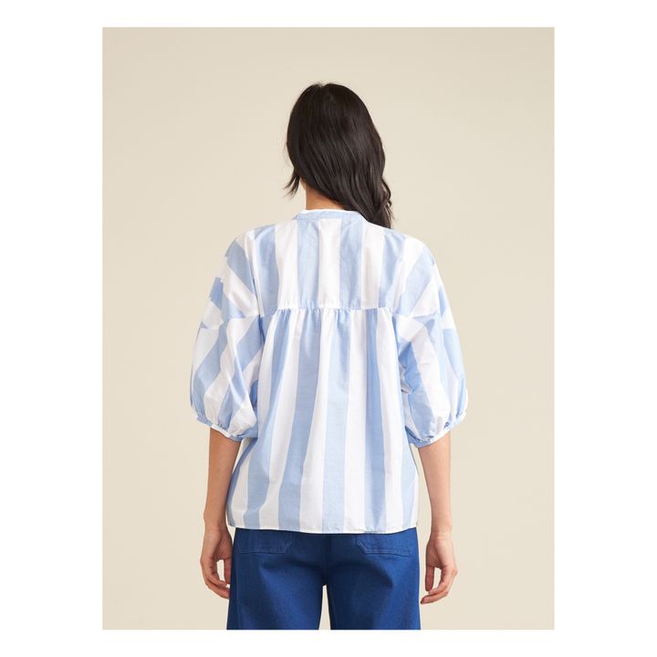Agadir Striped Blouse - Women’s Collection | Azul- Imagen del producto n°6