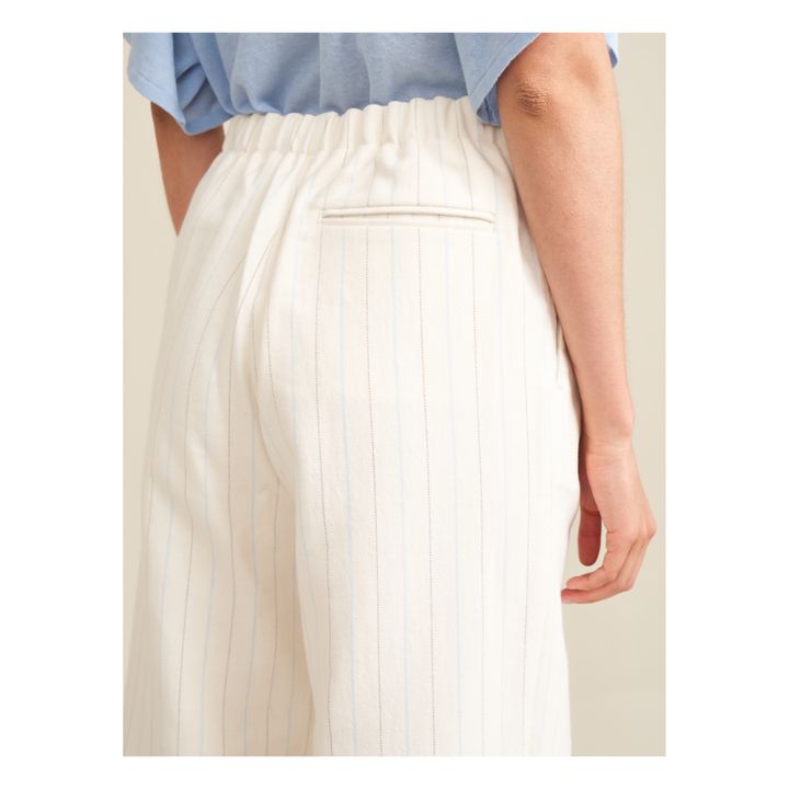Pantaloni Dorris a righe - Collezione Donna | Ecru- Immagine del prodotto n°5