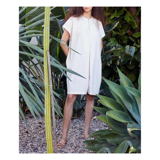 V Neck Playsuit | Bianco
