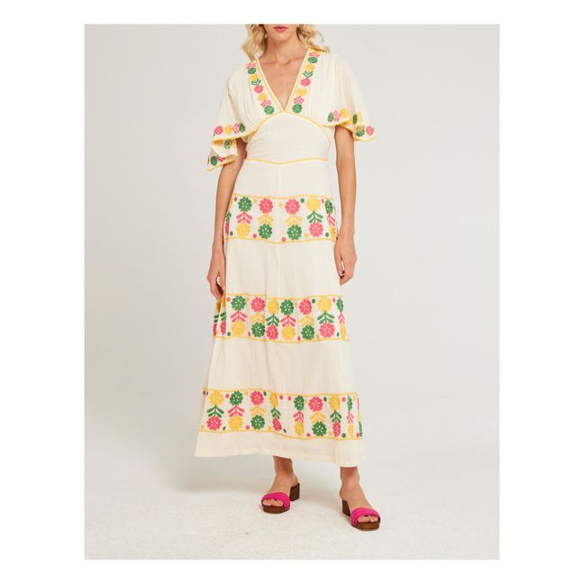 Clemence Maxi Dress | Crema