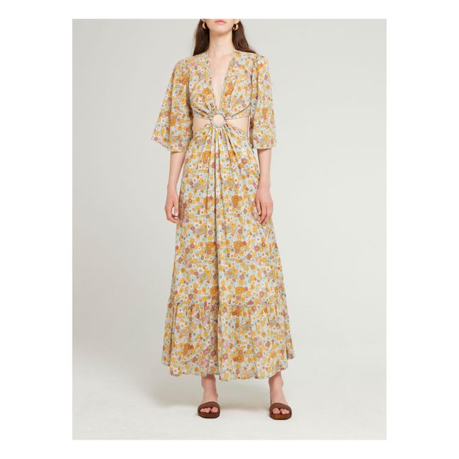 Robe Cut Marty | Jaune tournesol