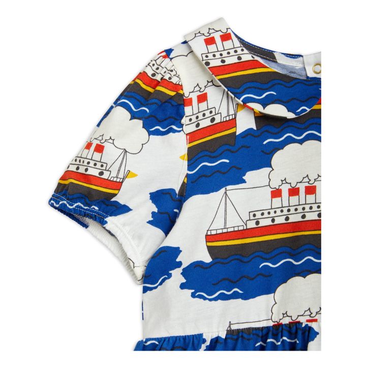 Vestido de punto jersey orgánico Ferry | Blanco- Imagen del producto n°2