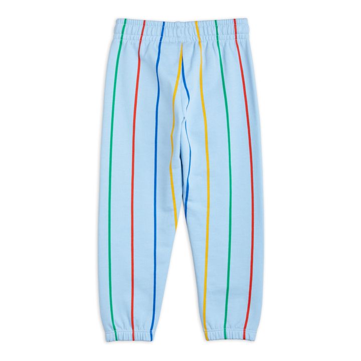 Pantalones jogger a rayas de algodón orgánico | Azul Cielo- Imagen del producto n°3